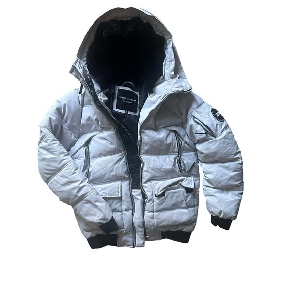 Supply And Demand Winter Jacket Size Small White - Picture 1 of 3
